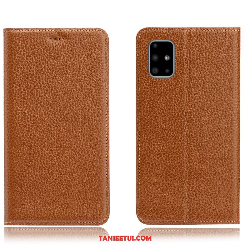 Etui Samsung Galaxy A51 Gwiazda Litchi All Inclusive, Obudowa Samsung Galaxy A51 Wzór Telefon Komórkowy Ochraniacz