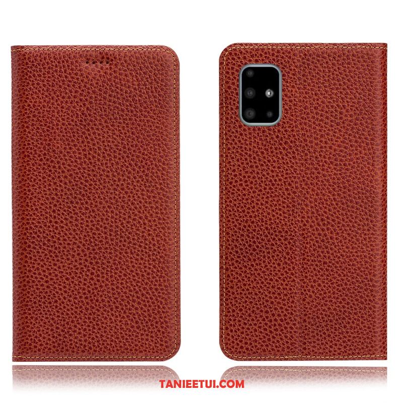 Etui Samsung Galaxy A51 Gwiazda Litchi All Inclusive, Obudowa Samsung Galaxy A51 Wzór Telefon Komórkowy Ochraniacz