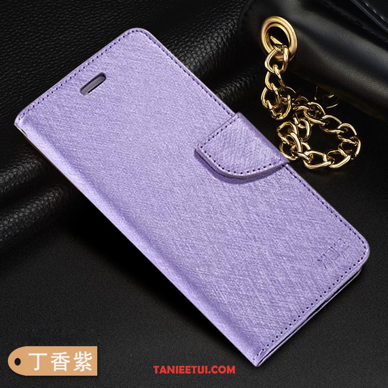 Etui Samsung Galaxy A51 Telefon Komórkowy Gwiazda Skórzany, Futerał Samsung Galaxy A51 Purpurowy Czerwony Klamra