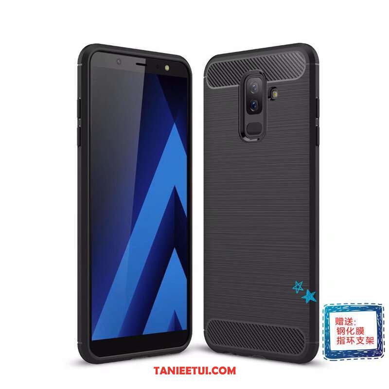 Etui Samsung Galaxy A6+ All Inclusive Ochraniacz Telefon Komórkowy, Pokrowce Samsung Galaxy A6+ Czarny Miękki Gwiazda