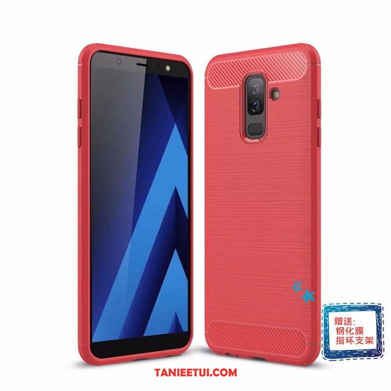 Etui Samsung Galaxy A6+ All Inclusive Ochraniacz Telefon Komórkowy, Pokrowce Samsung Galaxy A6+ Czarny Miękki Gwiazda