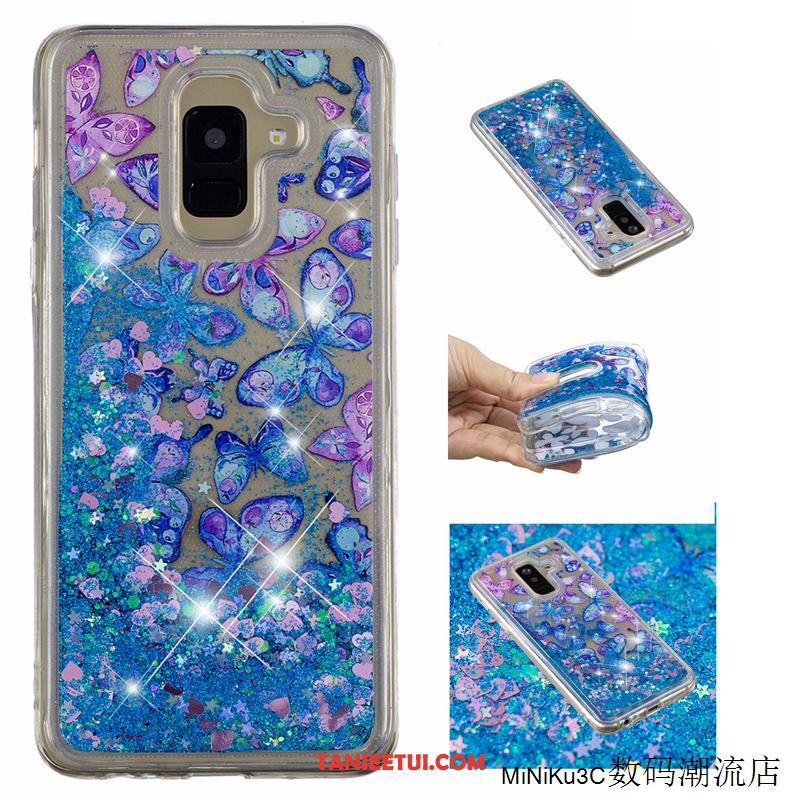 Etui Samsung Galaxy A6 All Inclusive Quicksand Różowe, Futerał Samsung Galaxy A6 Gwiazda Anti-fall Ochraniacz