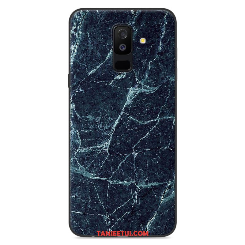 Etui Samsung Galaxy A6 Miękki Telefon Komórkowy Anti-fall, Obudowa Samsung Galaxy A6 Ochraniacz Ziarno Drewna Gwiazda Braun