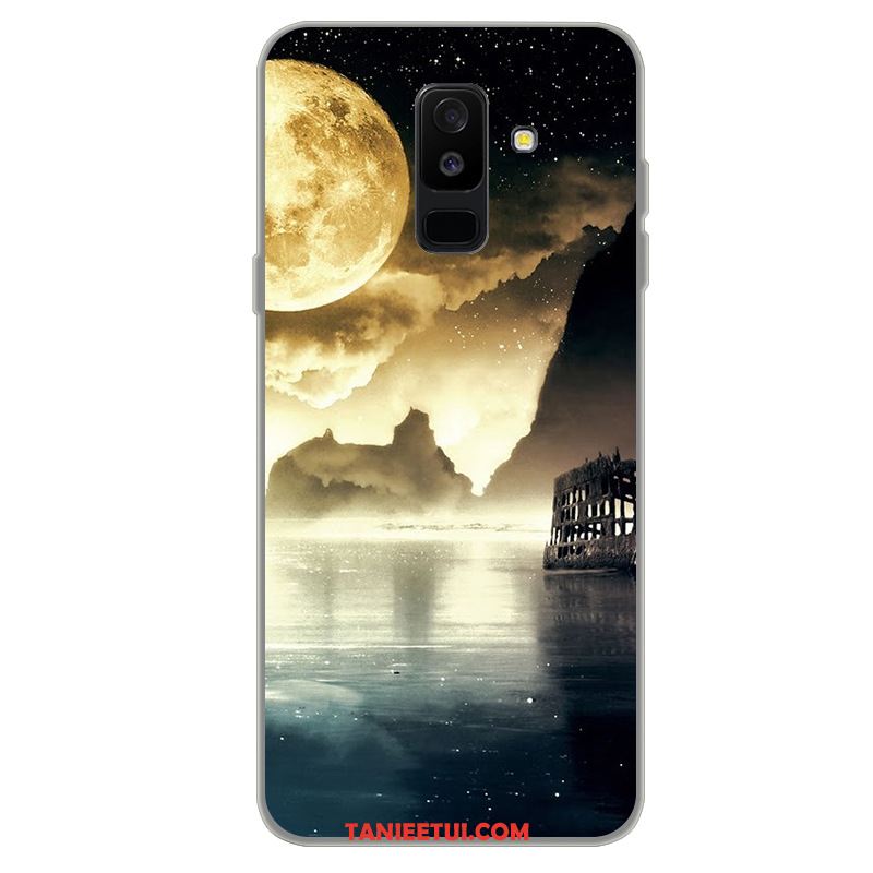 Etui Samsung Galaxy A6+ Niebieski Anti-fall Proste, Obudowa Samsung Galaxy A6+ Gwiazda Ochraniacz Silikonowe