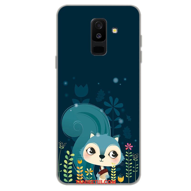 Etui Samsung Galaxy A6+ Niebieski Anti-fall Proste, Obudowa Samsung Galaxy A6+ Gwiazda Ochraniacz Silikonowe