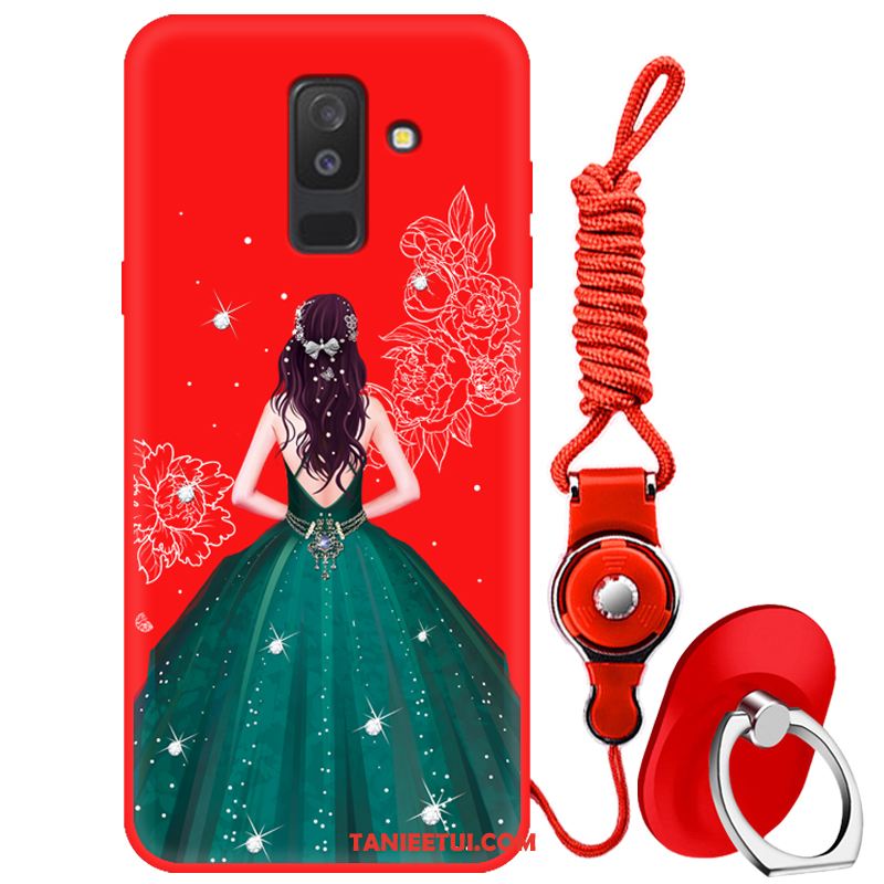 Etui Samsung Galaxy A6 Telefon Komórkowy Proste Gwiazda, Obudowa Samsung Galaxy A6 Mały Gazy Purpurowy
