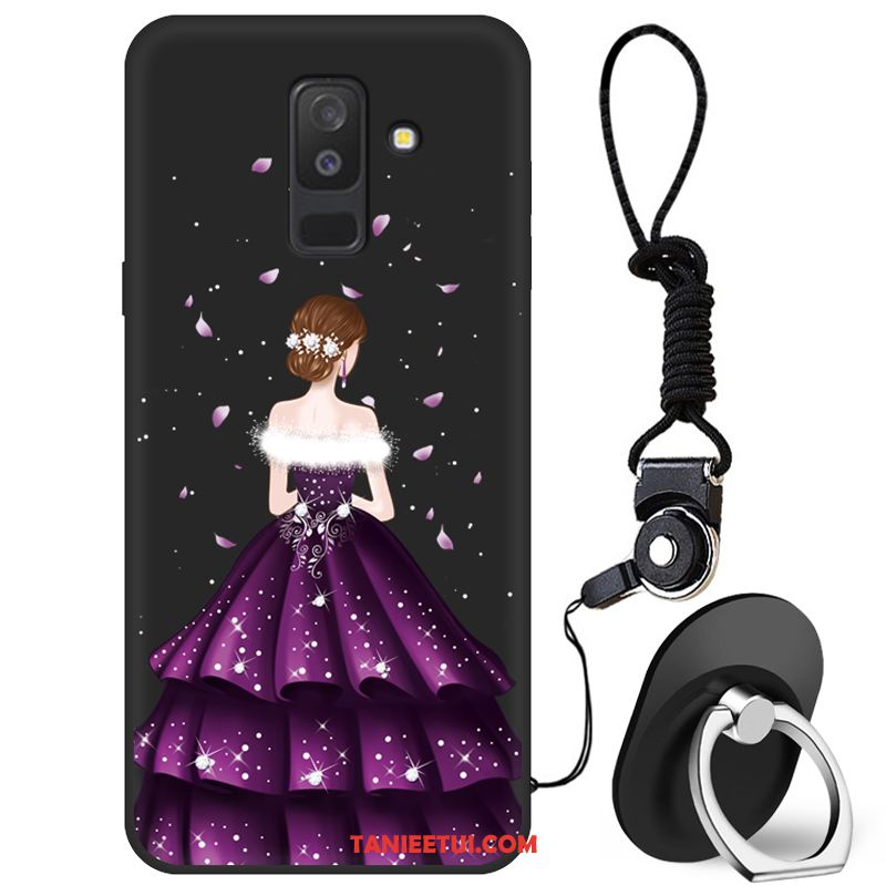 Etui Samsung Galaxy A6 Telefon Komórkowy Proste Gwiazda, Obudowa Samsung Galaxy A6 Mały Gazy Purpurowy