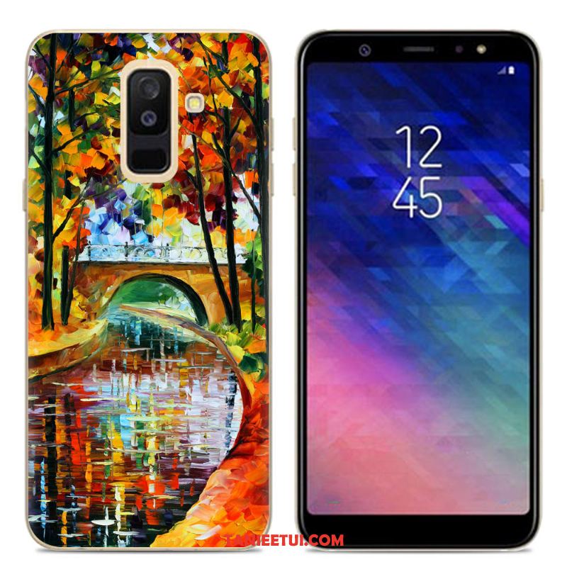 Etui Samsung Galaxy A6+ Telefon Komórkowy Silikonowe Kolor, Futerał Samsung Galaxy A6+ Przezroczysty Gwiazda Miękki