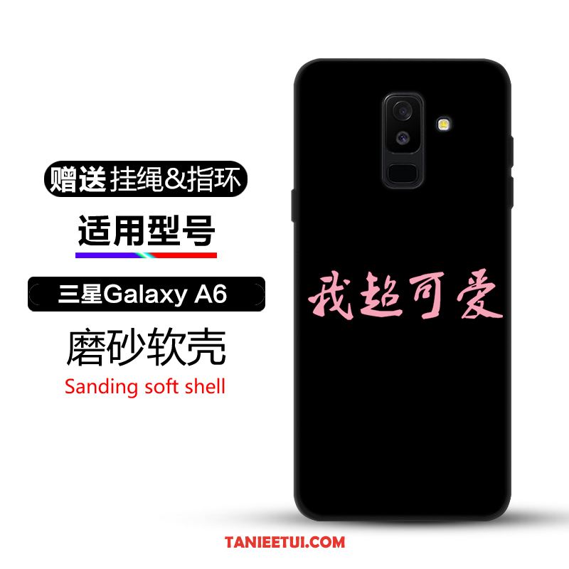 Etui Samsung Galaxy A6+ Tendencja Ochraniacz Telefon Komórkowy, Obudowa Samsung Galaxy A6+ Czarny Anti-fall Kreatywne