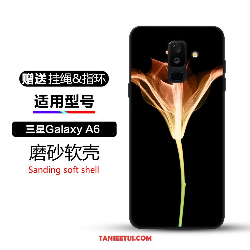 Etui Samsung Galaxy A6+ Tendencja Ochraniacz Telefon Komórkowy, Obudowa Samsung Galaxy A6+ Czarny Anti-fall Kreatywne