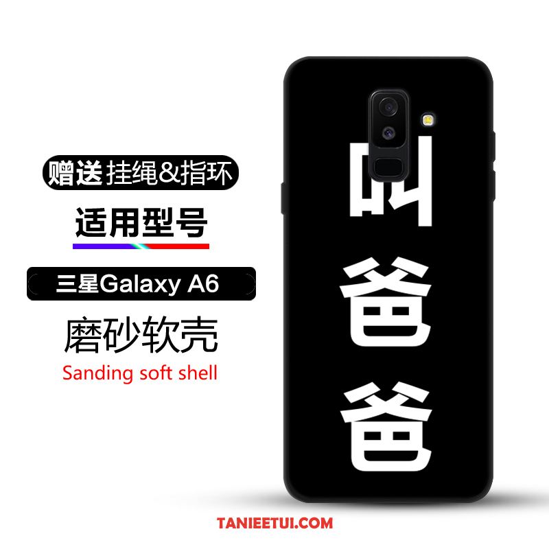 Etui Samsung Galaxy A6+ Tendencja Ochraniacz Telefon Komórkowy, Obudowa Samsung Galaxy A6+ Czarny Anti-fall Kreatywne