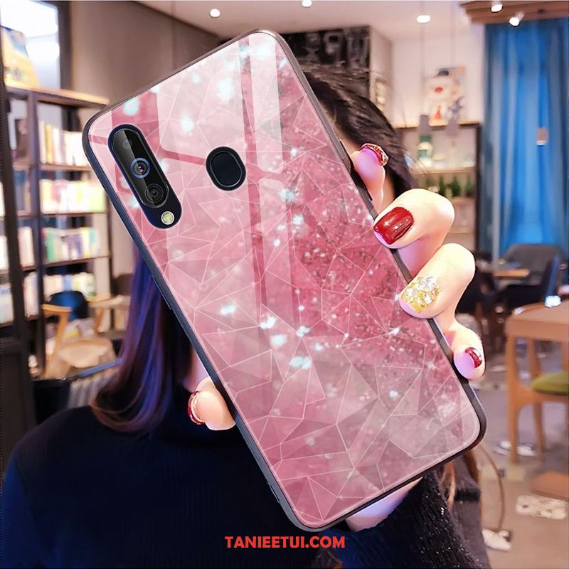 Etui Samsung Galaxy A60 Gwiazda All Inclusive Silikonowe, Obudowa Samsung Galaxy A60 Miękki Tendencja Różowe
