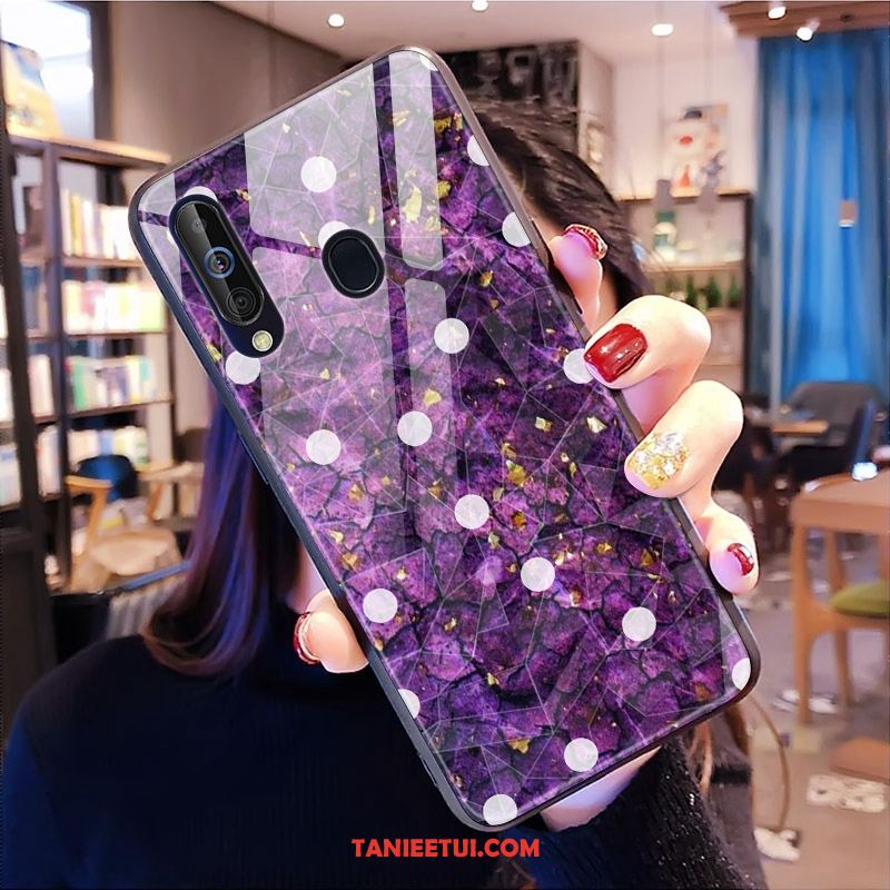 Etui Samsung Galaxy A60 Miłość Purpurowy Wzór, Pokrowce Samsung Galaxy A60 Moda Gwiazda Kształt Diamentu