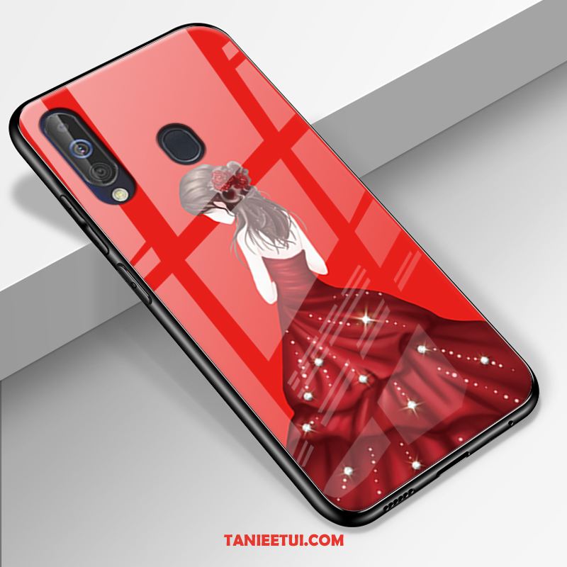 Etui Samsung Galaxy A60 Osobowość Gazy Modna Marka, Pokrowce Samsung Galaxy A60 All Inclusive Czarny Czerwony Netto