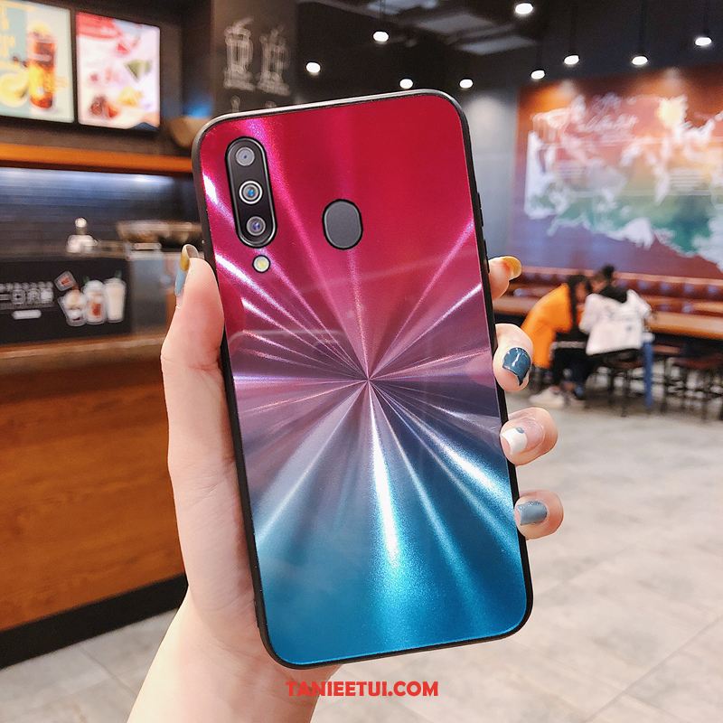 Etui Samsung Galaxy A60 Purpurowy Silikonowe Telefon Komórkowy, Obudowa Samsung Galaxy A60 Cienkie Ochraniacz Czerwony Netto