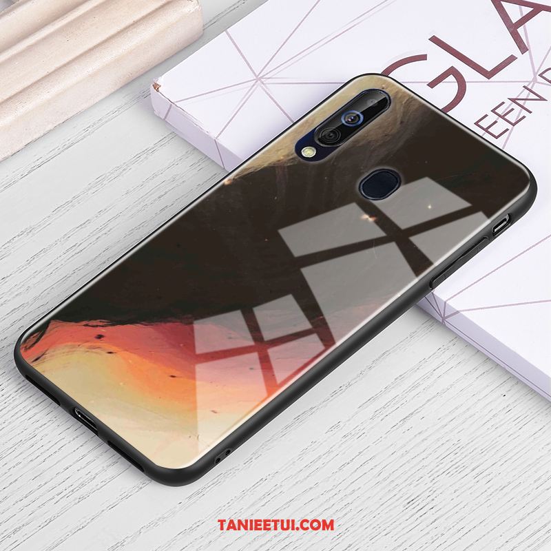 Etui Samsung Galaxy A60 Szkło Obraz Olejny Niebieski, Futerał Samsung Galaxy A60 Tendencja Gwiaździsty Telefon Komórkowy