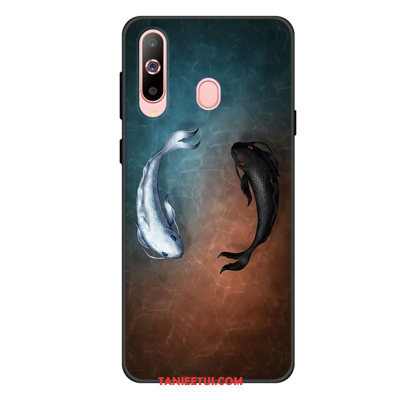 Etui Samsung Galaxy A60 Zakochani Anti-fall All Inclusive, Obudowa Samsung Galaxy A60 Gwiazda Czarny Ochraniacz