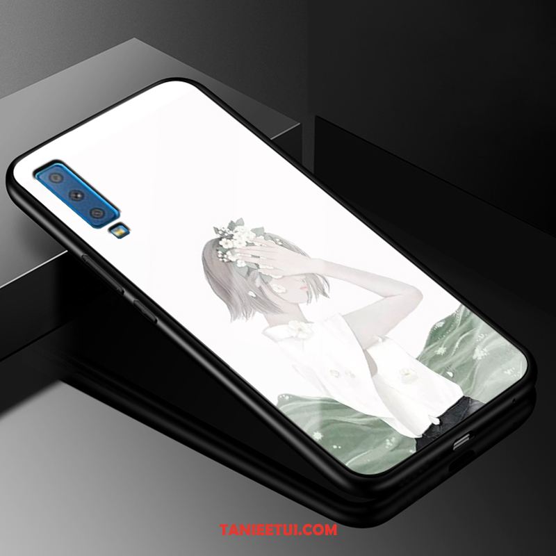 Etui Samsung Galaxy A7 2018 All Inclusive Ochraniacz Telefon Komórkowy, Pokrowce Samsung Galaxy A7 2018 Purpurowy Świeży Silikonowe