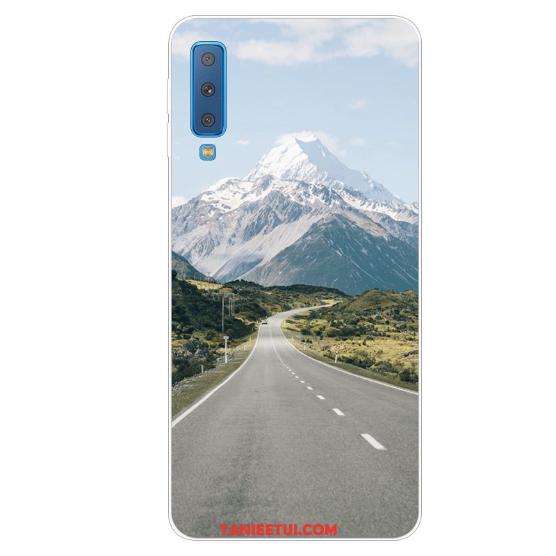 Etui Samsung Galaxy A7 2018 Anti-fall Gwiazda Telefon Komórkowy, Futerał Samsung Galaxy A7 2018 Niebieski Ochraniacz