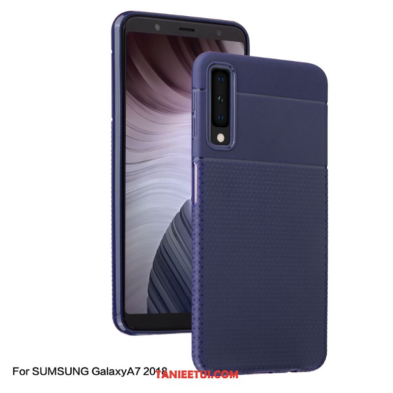 Etui Samsung Galaxy A7 2018 Brązowy Kreatywne Nubuku, Futerał Samsung Galaxy A7 2018 Miękki Gwiazda Telefon Komórkowy