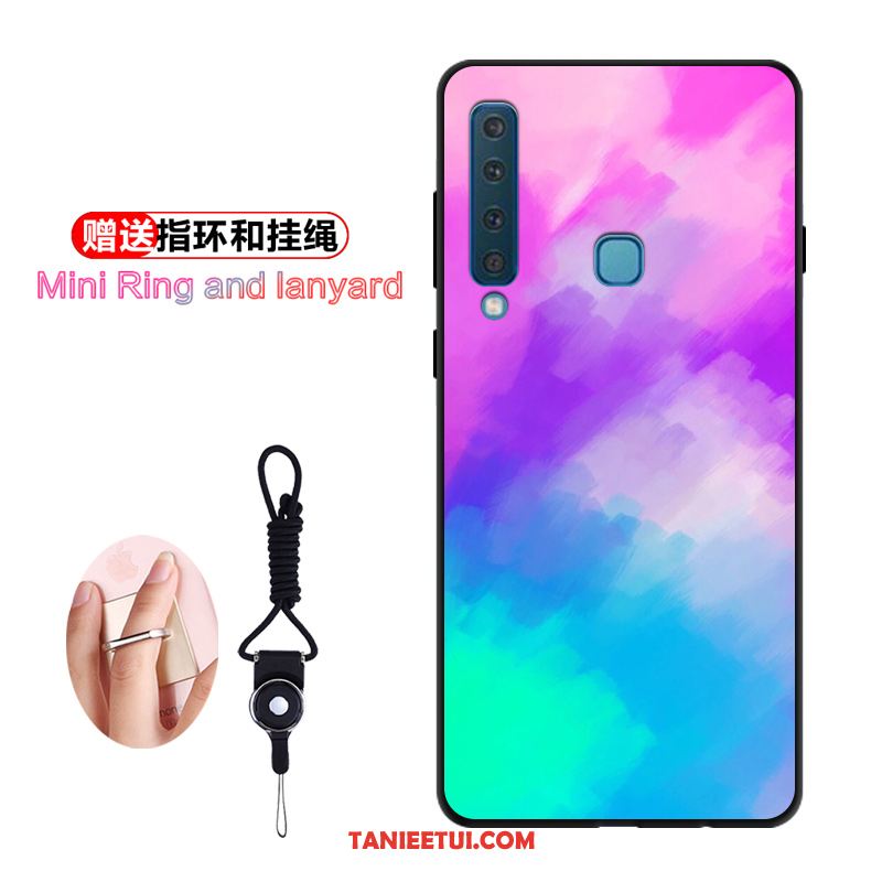 Etui Samsung Galaxy A7 2018 Gradient Ochraniacz Kreatywne, Obudowa Samsung Galaxy A7 2018 Purpurowy Gwiazda Telefon Komórkowy