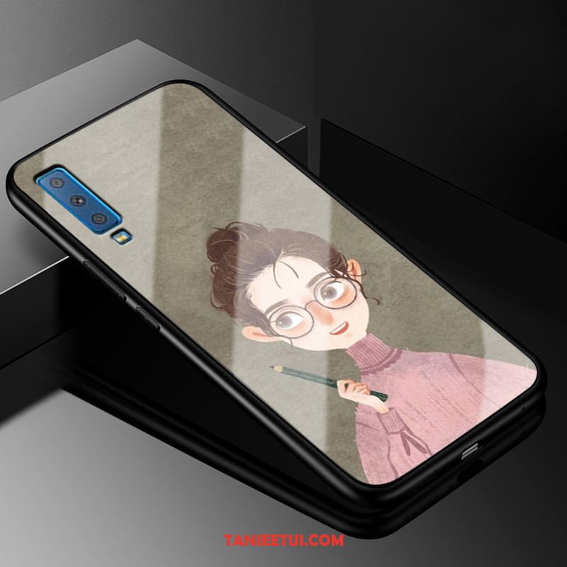 Etui Samsung Galaxy A7 2018 Gwiazda Europa Silikonowe, Futerał Samsung Galaxy A7 2018 All Inclusive Miękki Sztuka