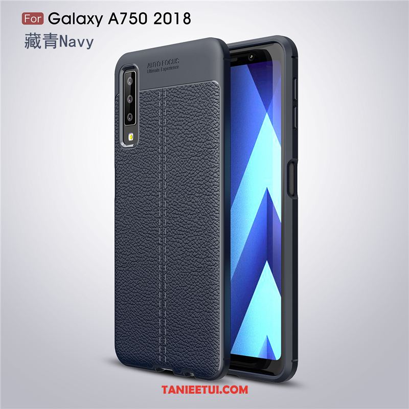 Etui Samsung Galaxy A7 2018 Nowy Ochraniacz Silikonowe, Obudowa Samsung Galaxy A7 2018 Osobowość Anti-fall Szary