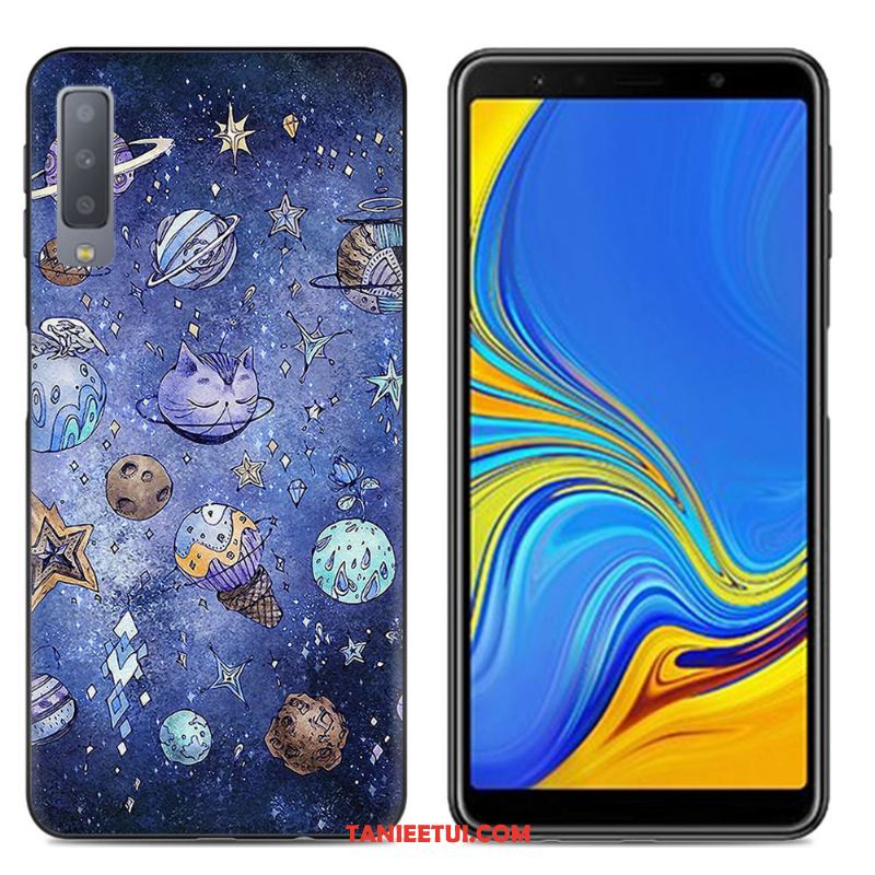 Etui Samsung Galaxy A7 2018 Telefon Komórkowy Kreatywne Różowe, Pokrowce Samsung Galaxy A7 2018 Miękki Ochraniacz Gwiazda