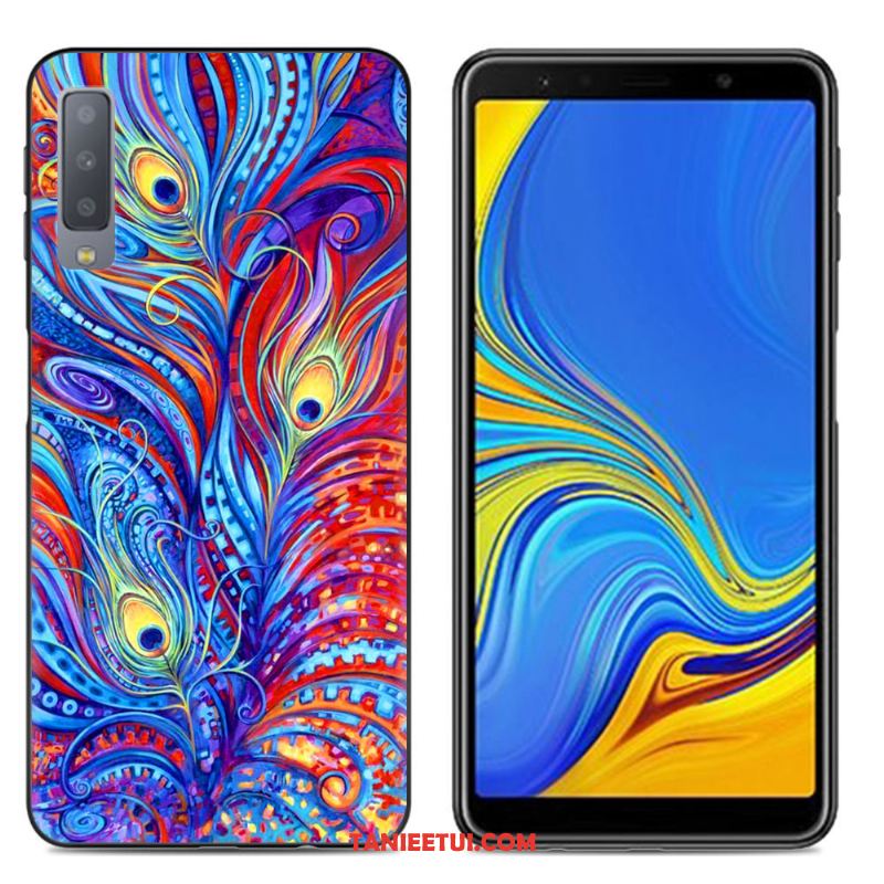 Etui Samsung Galaxy A7 2018 Telefon Komórkowy Kreatywne Różowe, Pokrowce Samsung Galaxy A7 2018 Miękki Ochraniacz Gwiazda