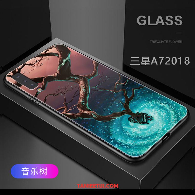 Etui Samsung Galaxy A7 2018 Tendencja All Inclusive Miękki, Futerał Samsung Galaxy A7 2018 Silikonowe Ochraniacz Gwiazda