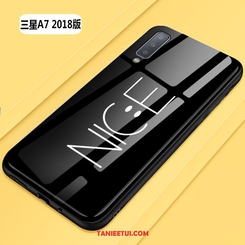 Etui Samsung Galaxy A7 2018 Tendencja Zakochani Biały, Futerał Samsung Galaxy A7 2018 All Inclusive Ochraniacz Szkło