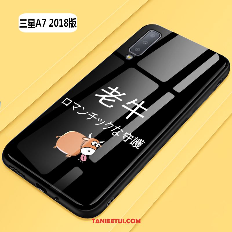 Etui Samsung Galaxy A7 2018 Tendencja Zakochani Biały, Futerał Samsung Galaxy A7 2018 All Inclusive Ochraniacz Szkło
