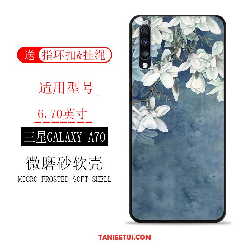 Etui Samsung Galaxy A70 All Inclusive Sceneria Wiatr, Pokrowce Samsung Galaxy A70 Atrament Silikonowe Miękki