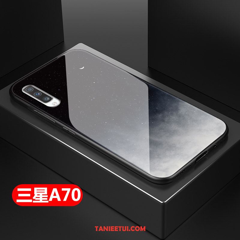 Etui Samsung Galaxy A70 Telefon Komórkowy All Inclusive Szkło Hartowane, Futerał Samsung Galaxy A70 Proste Lustro Gwiazda