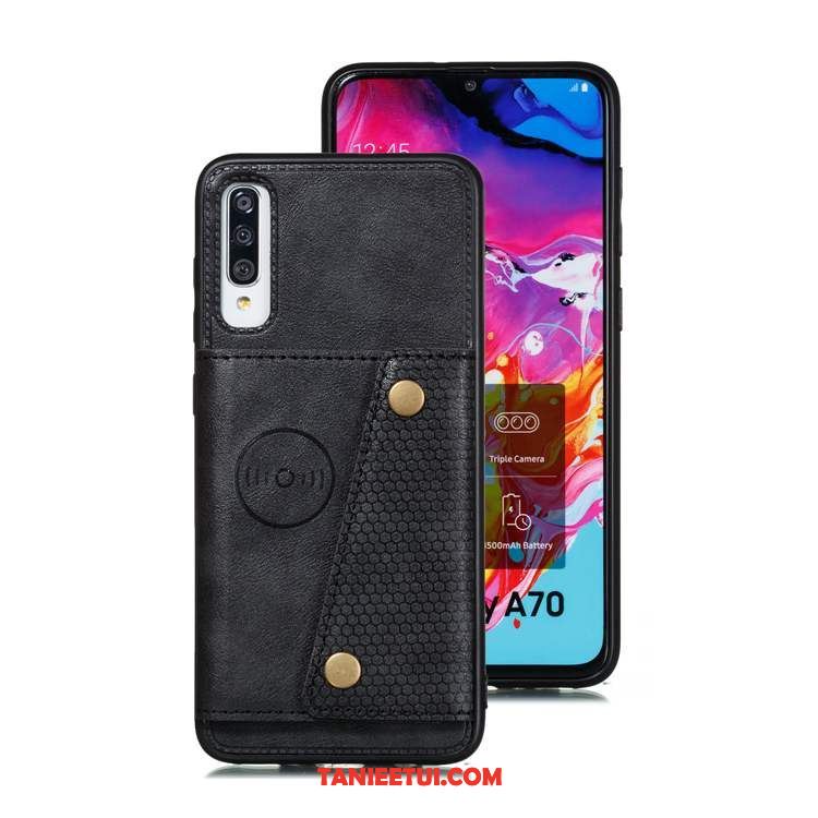 Etui Samsung Galaxy A70s All Inclusive Ochraniacz Silikonowe, Futerał Samsung Galaxy A70s Skórzany Karta Gwiazda