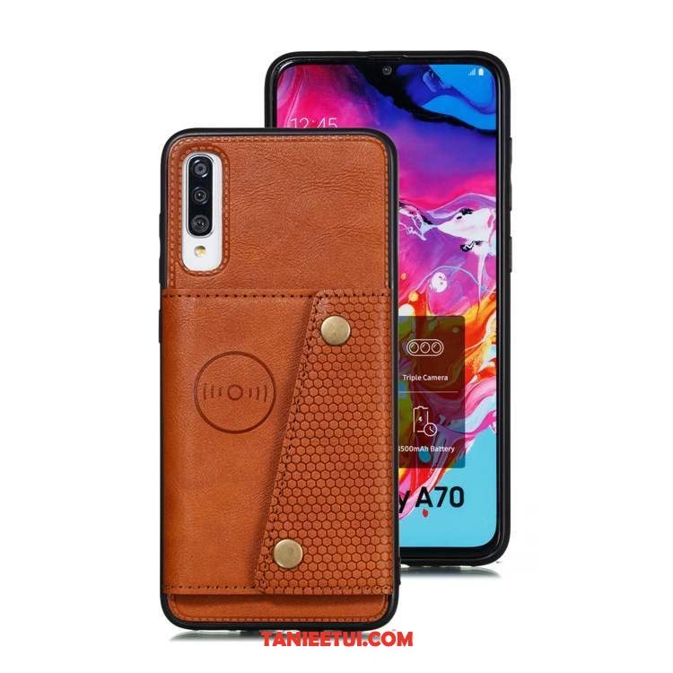 Etui Samsung Galaxy A70s All Inclusive Ochraniacz Silikonowe, Futerał Samsung Galaxy A70s Skórzany Karta Gwiazda