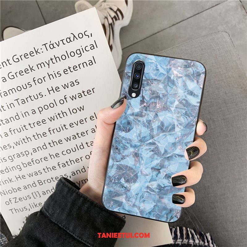 Etui Samsung Galaxy A70s Gwiazda Telefon Komórkowy Tendencja, Obudowa Samsung Galaxy A70s Wiszące Ozdoby Czarny Kształt Diamentu