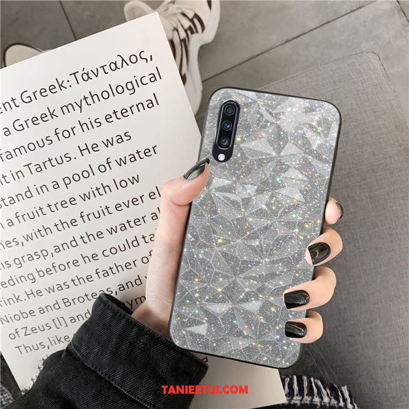 Etui Samsung Galaxy A70s Gwiazda Telefon Komórkowy Tendencja, Obudowa Samsung Galaxy A70s Wiszące Ozdoby Czarny Kształt Diamentu