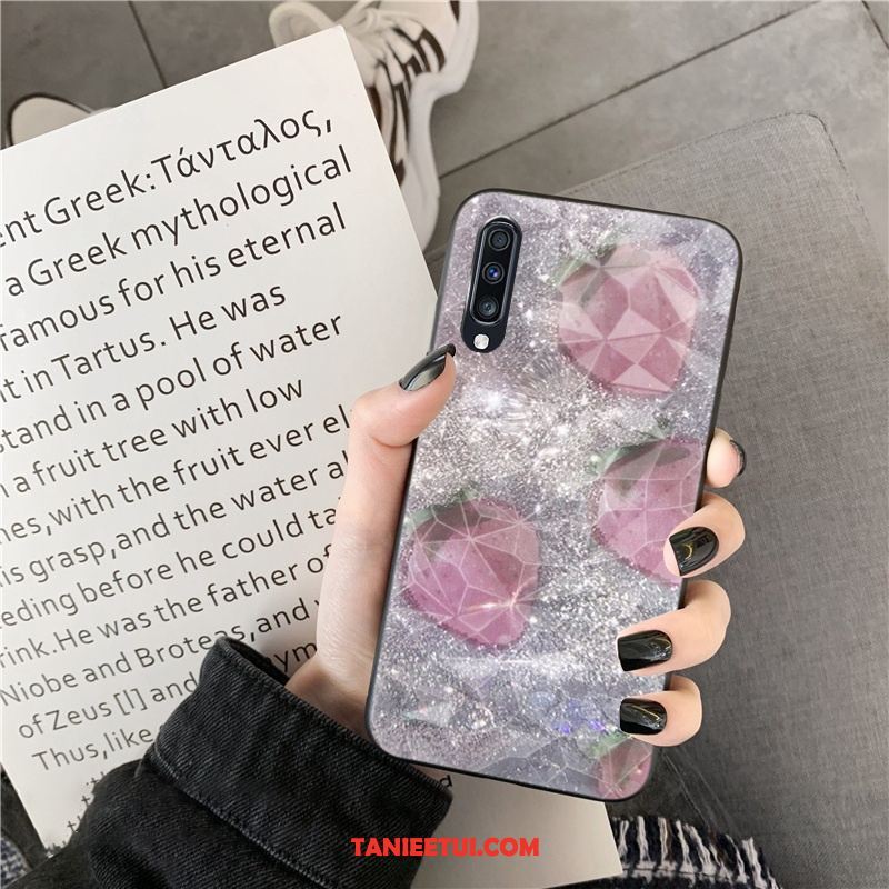 Etui Samsung Galaxy A70s Gwiazda Telefon Komórkowy Tendencja, Obudowa Samsung Galaxy A70s Wiszące Ozdoby Czarny Kształt Diamentu