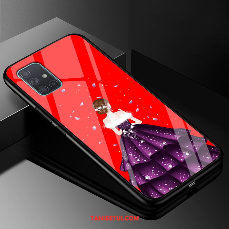 Etui Samsung Galaxy A71 All Inclusive Anti-fall Ochraniacz, Obudowa Samsung Galaxy A71 Czarny Szkło Moda