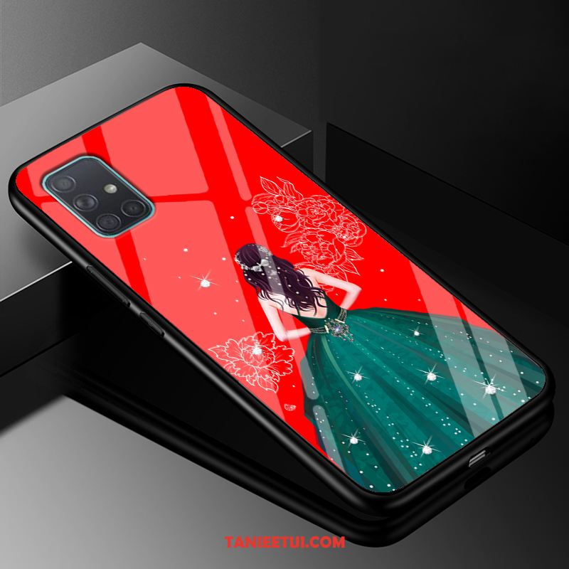 Etui Samsung Galaxy A71 All Inclusive Anti-fall Ochraniacz, Obudowa Samsung Galaxy A71 Czarny Szkło Moda