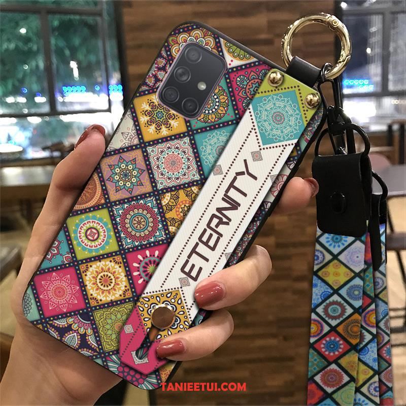 Etui Samsung Galaxy A71 Wiszące Ozdoby Kolor Miękki, Futerał Samsung Galaxy A71 Wspornik Wiatr Pałac