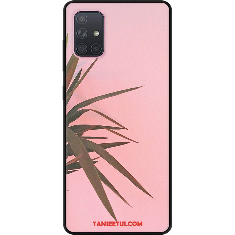 Etui Samsung Galaxy A71 Zielony Gwiazda Silikonowe, Obudowa Samsung Galaxy A71 Miękki Dostosowane Ochraniacz