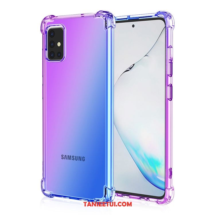 Etui Samsung Galaxy A71 Złoto All Inclusive Anti-fall, Obudowa Samsung Galaxy A71 Tęcza Balon Gwiazda