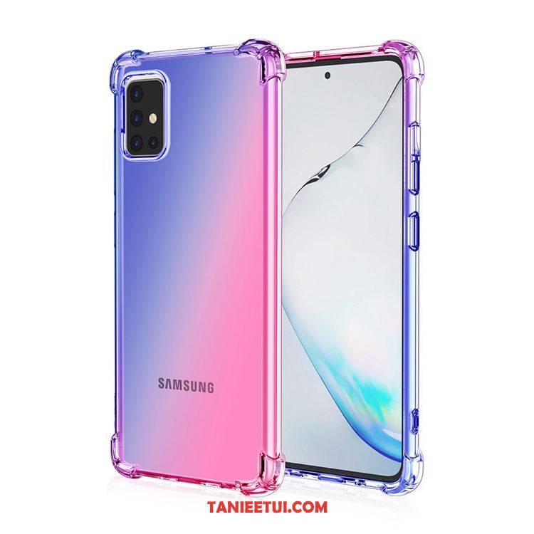 Etui Samsung Galaxy A71 Złoto All Inclusive Anti-fall, Obudowa Samsung Galaxy A71 Tęcza Balon Gwiazda