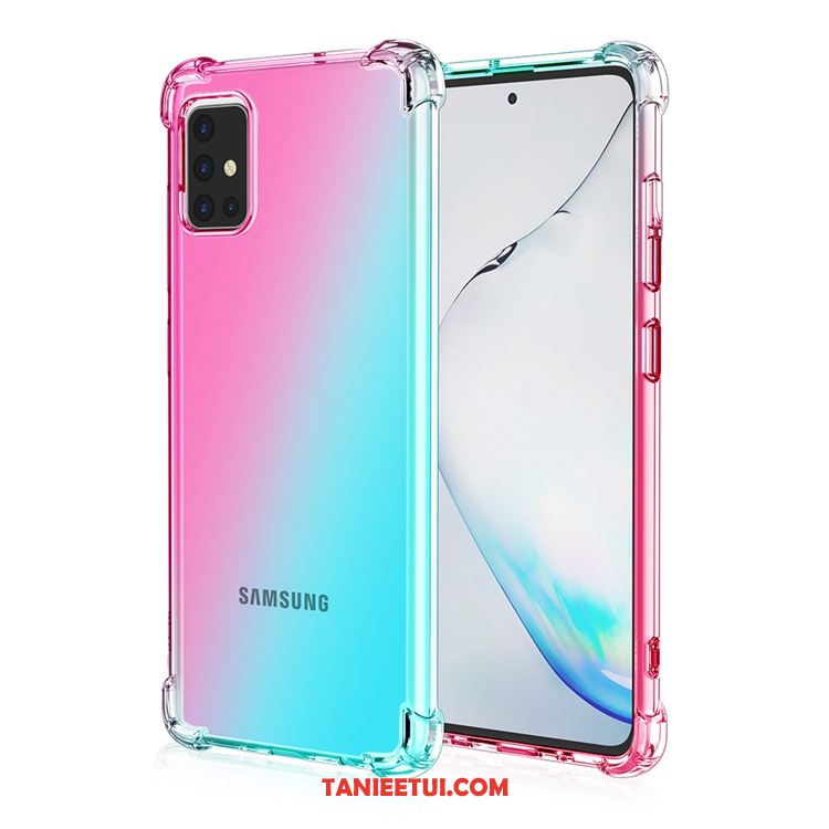 Etui Samsung Galaxy A71 Złoto All Inclusive Anti-fall, Obudowa Samsung Galaxy A71 Tęcza Balon Gwiazda