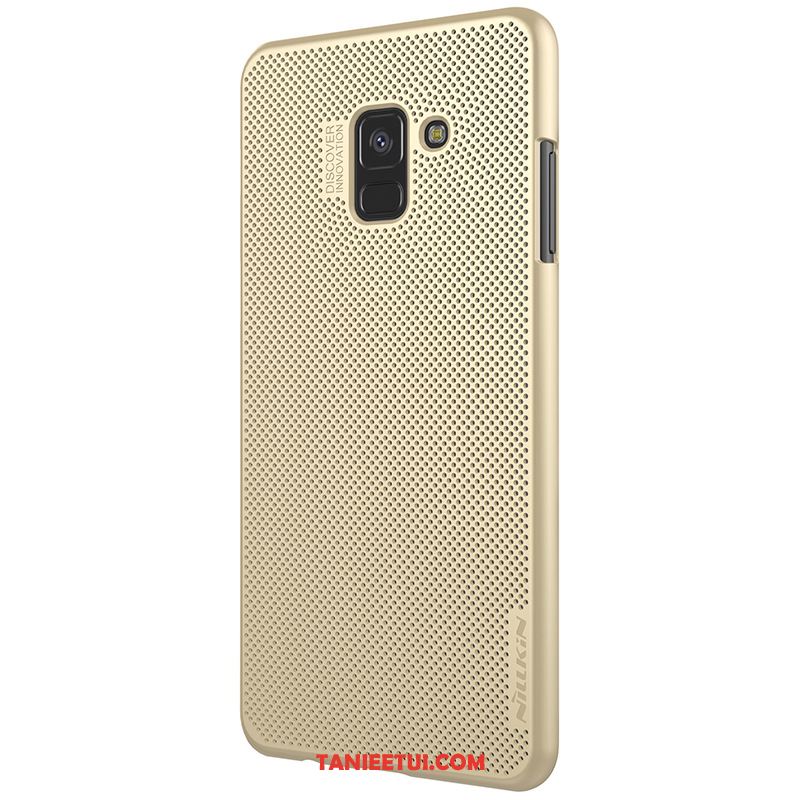 Etui Samsung Galaxy A8 2018 Czarny Cienkie Gwiazda, Futerał Samsung Galaxy A8 2018 Złoto Ochraniacz Telefon Komórkowy