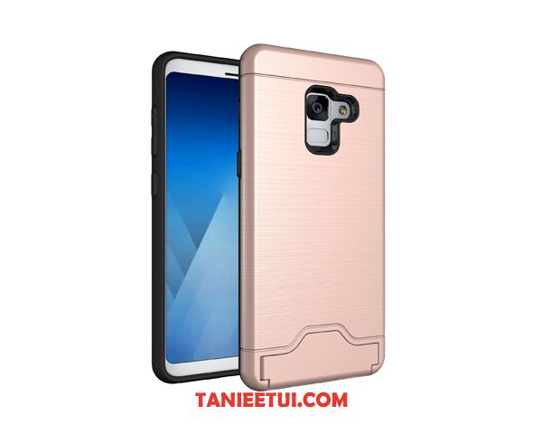 Etui Samsung Galaxy A8 2018 Jedwab Anti-fall Gwiazda, Futerał Samsung Galaxy A8 2018 Fluo Ochraniacz Karta