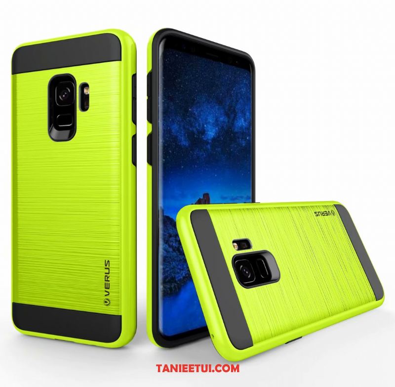 Etui Samsung Galaxy A8 2018 Ochraniacz Zielony Jedwab, Futerał Samsung Galaxy A8 2018 Gwiazda Telefon Komórkowy Anti-fall