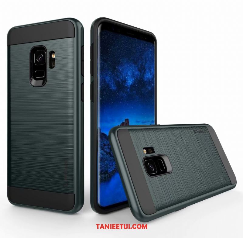 Etui Samsung Galaxy A8 2018 Ochraniacz Zielony Jedwab, Futerał Samsung Galaxy A8 2018 Gwiazda Telefon Komórkowy Anti-fall